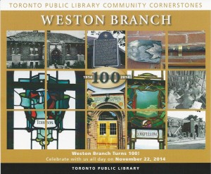 Weston Library Centennial - November 22, 2014